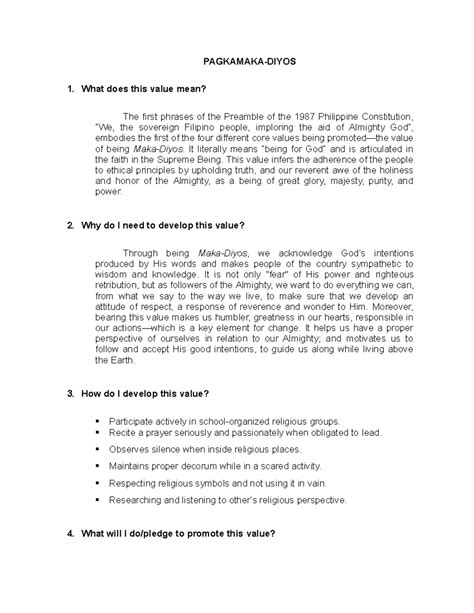 pagkamaka diyos drawing|The Core Values of Filipino Pagkamaka.